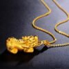 GoldPixiuNecklace1.jpg Gold Pixiu Necklace