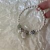 Pure Silver “Good Things Happen” Jade Beaded Bracelet