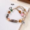 Tibetan Agate Dzi Bracelet – Handmade Prosperity & Protection Beads