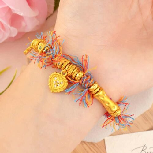 Tibetan Clover Lucky Rope Bracelet