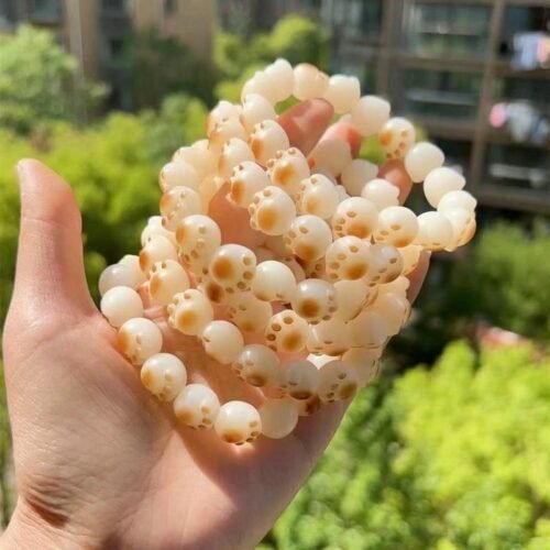 Charred Cat Paw Bodhi Seed Meditation Bracelet