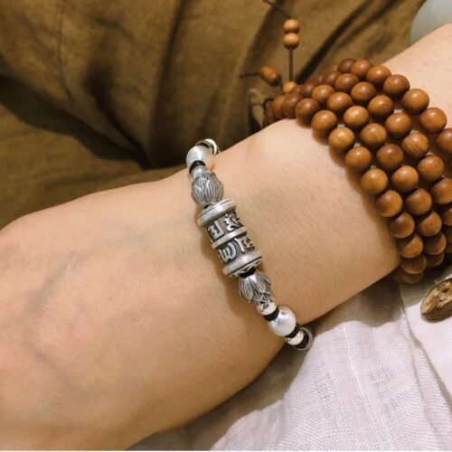Six-Character Mantra Braided Bracelet