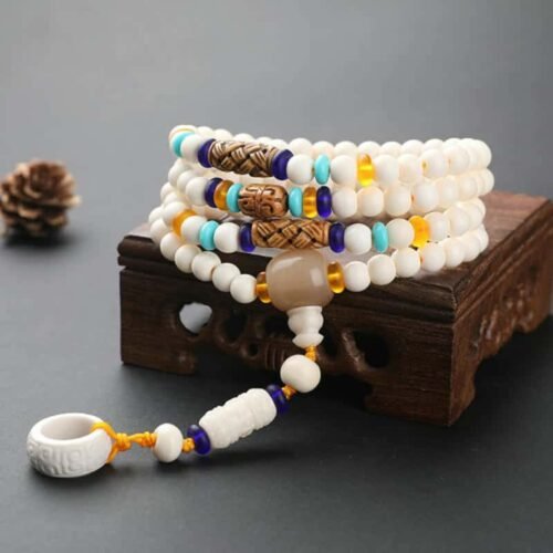 buddhaobject-Tibetan 108 Bead Bone Protection Bracelet-1 Tibetan 108 Bead Bone Protection Bracelet