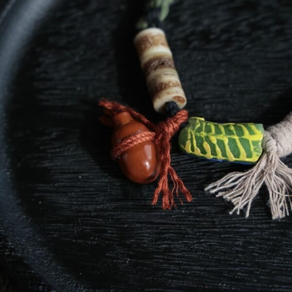 Tibetan Bone Bead Gourd Handwoven Bracelet
