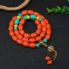 Tibetan Ethnic Turquoise & Coral Tone Bracelet