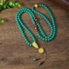 Tibetan Turquoise Dzi 108 Bead Protection Mala