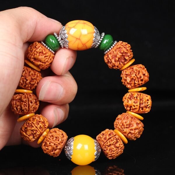Tibetan Vajra Bodhi Men’s Prayer Beads Bracelet