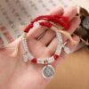Tibetan Zaki Lhamo Red String Wealth Bracelet
