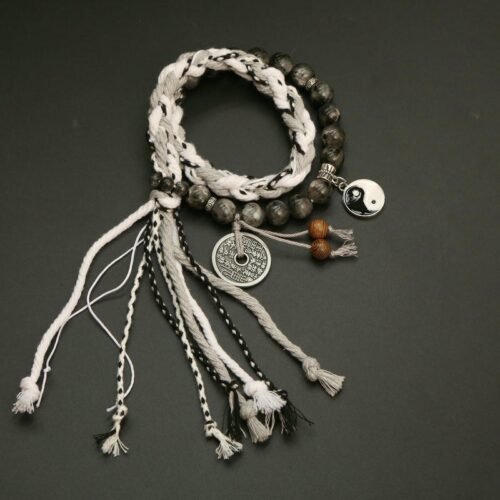 buddhaobject-Wu Ji Mountain Spirit Coin Bracelet Wu Ji Mountain Spirit Coin Bracelet