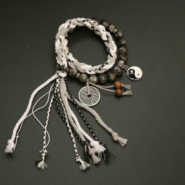 buddhaobject-Wu Ji Mountain Spirit Coin Bracelet Wu Ji Mountain Spirit Coin Bracelet